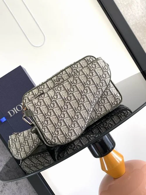 11 Dior Saddle Women Bag Medium Luxury Oblique Canvas