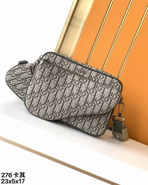 11 Dior Saddle Women Bag Medium Luxury Oblique Canvas