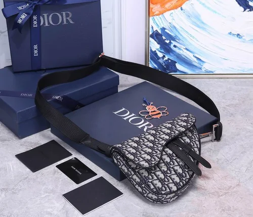 11 Dior Saddle Women Bag Medium Luxury Oblique Canvas