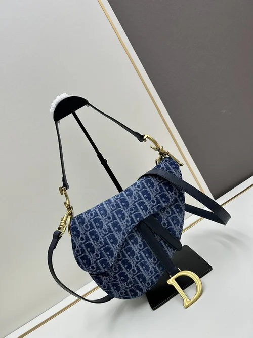 11 Dior Saddle Women Bag Medium Luxury Oblique Canvas
