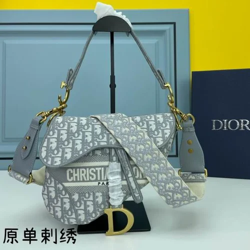 11 Dior Saddle Women Bag Medium Luxury Oblique Canvas
