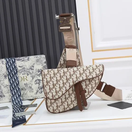 11 Dior Saddle Women Bag Medium Luxury Oblique Canvas