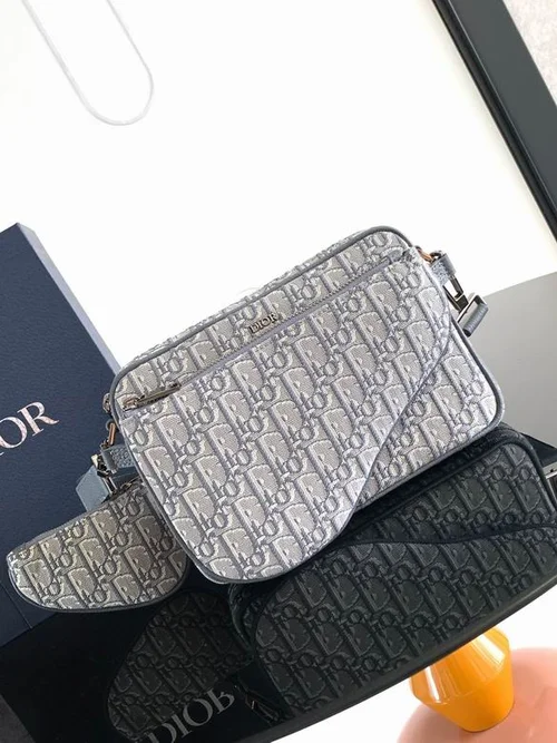 11 Dior Saddle Women Bag Medium Luxury Oblique Canvas