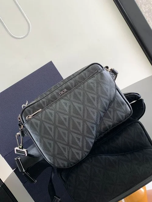 11 Dior Saddle Women Bag Medium Luxury Oblique Canvas