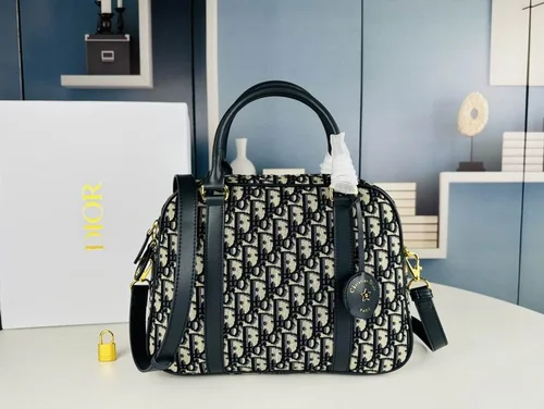 11 Dior Bowling Bag Medium Women Luxury Quilted Cannage