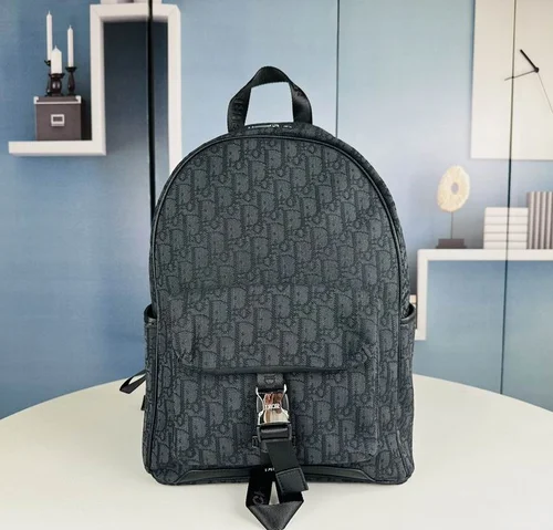11 Dior Backpack Large Women Men Luxury Oblique Canvas