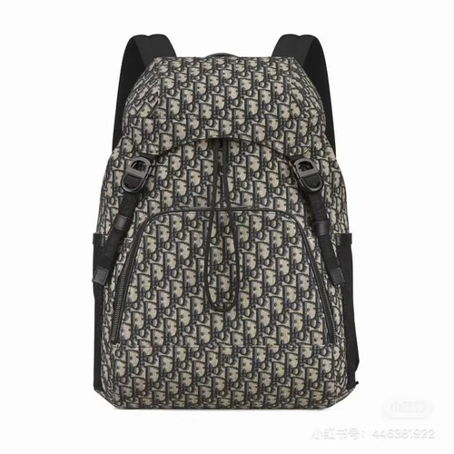 11 Dior Backpack Large Women Men Luxury Oblique Canvas