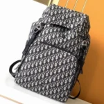 11 Dior Backpack Large Women Men Luxury Oblique Canvas