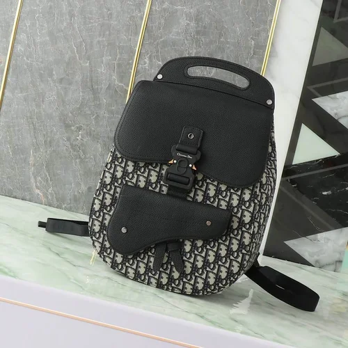 11 Dior Backpack Large Women Men Luxury Oblique Canvas
