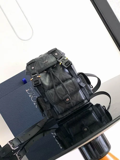 11 Dior Backpack Large Women Men Luxury Oblique Canvas