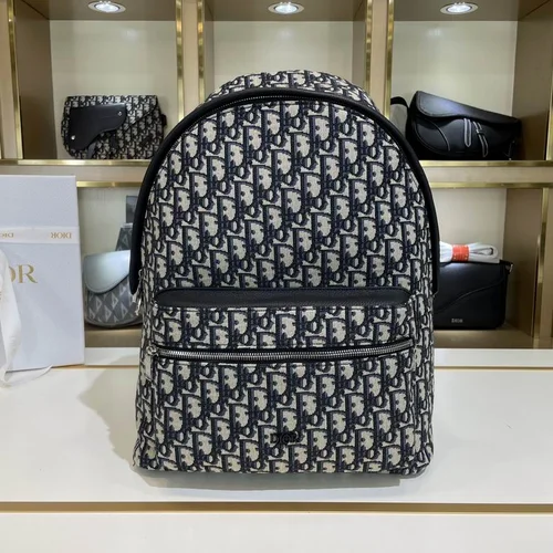 11 Dior Backpack Large Women Men Luxury Oblique Canvas