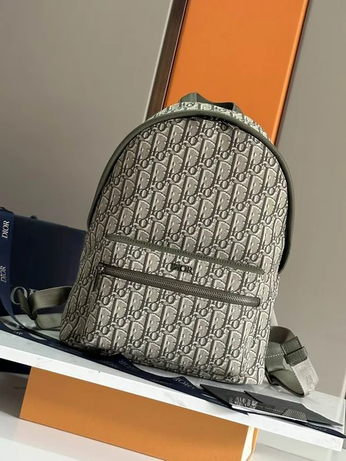 11 Dior Backpack Large Women Men Luxury Oblique Canvas