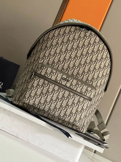 11 Dior Backpack Large Women Men Luxury Oblique Canvas