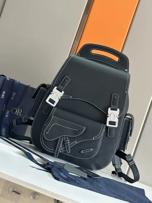 11 Dior Backpack Large Women Men Luxury Oblique Canvas