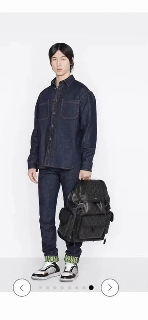 11 Dior Backpack Large Women Men Luxury Oblique Canvas