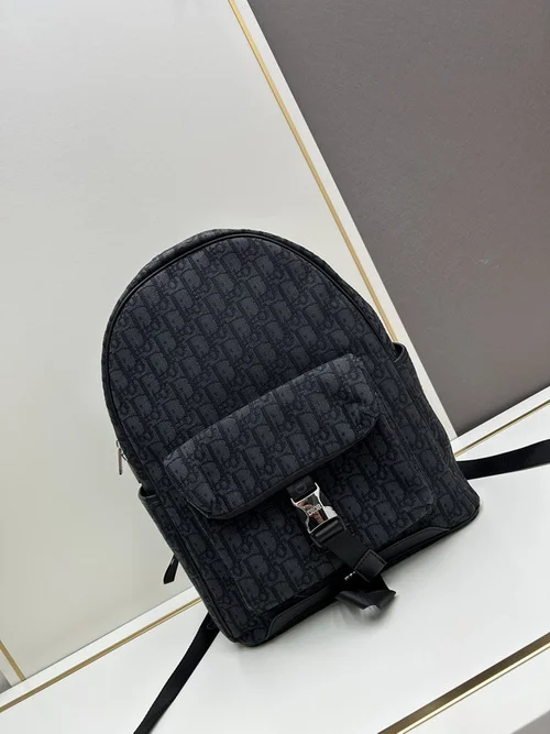 11 Dior Backpack Large Women Men Luxury Oblique Canvas