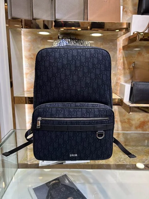 11 Dior Backpack Large Women Men Luxury Oblique Canvas