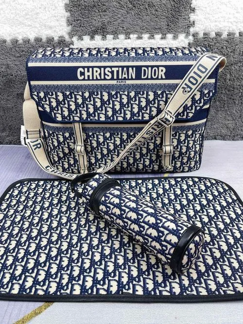 11 Dior Mummy Diaper Bag Large Women Luxury Canvas Designer