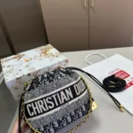 11 Dior Bucket Bag Small Drawstring Women Luxury Leather