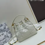 11 Dior Bucket Bag Small Drawstring Women Luxury Leather