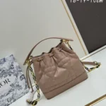 11 Dior Bucket Bag Small Drawstring Women Luxury Leather
