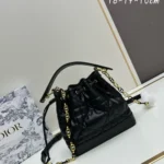 11 Dior Bucket Bag Small Drawstring Women Luxury Leather