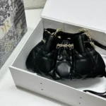 11 Dior Bucket Bag Small Drawstring Women Luxury Leather