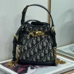 11 Dior Bucket Bag Small Drawstring Women Luxury Leather