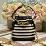 11 Dior Bucket Bag Small Drawstring Women Luxury Leather