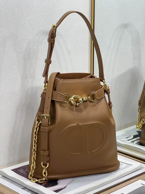 11 Dior Bucket Bag Small Drawstring Women Luxury Leather