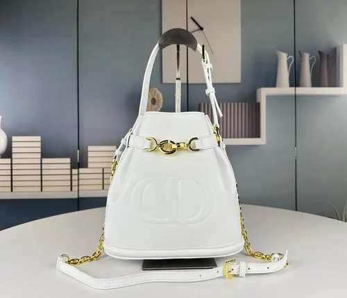 11 Dior Bucket Bag Small Drawstring Women Luxury Leather