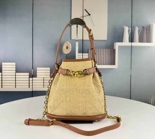 11 Dior Bucket Bag Small Drawstring Women Luxury Leather