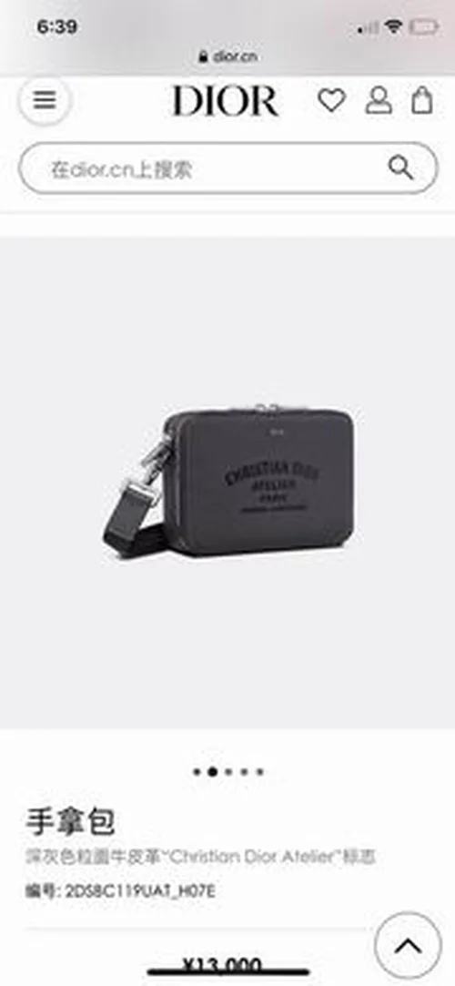 11 Dior Men's Designer Bag Large Luxury Leather Briefcase