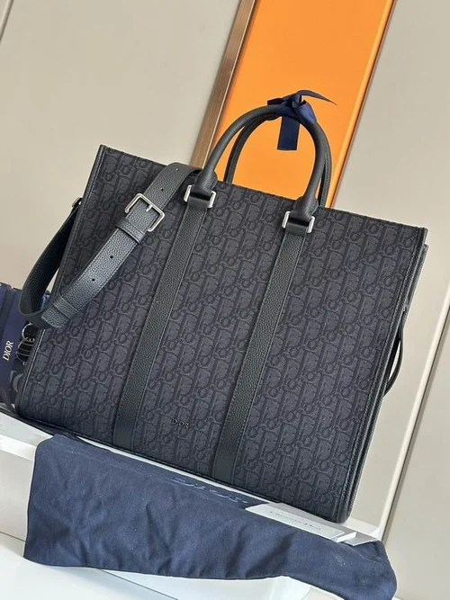 11 Dior Large Tote Bag Women Luxury Oblique Canvas Shopping