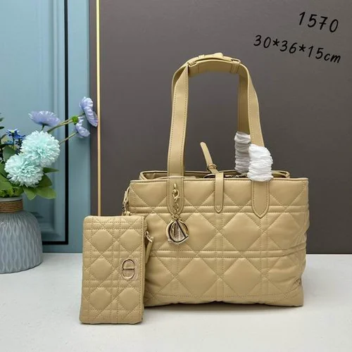 11 Dior Large Tote Bag Women Luxury Oblique Canvas Shopping