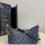 11 Dior Underarm Bag Small Women Luxury Oblique Canvas