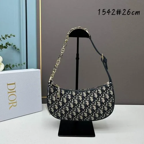 11 Dior Underarm Bag Small Women Luxury Oblique Canvas