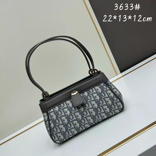 11 Dior Underarm Bag Small Women Luxury Oblique Canvas