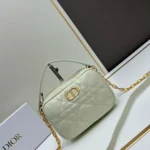 11 Dior Caro Medium Handbag Women Luxury Quilted Leather