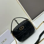 11 Dior Caro Medium Handbag Women Luxury Quilted Leather