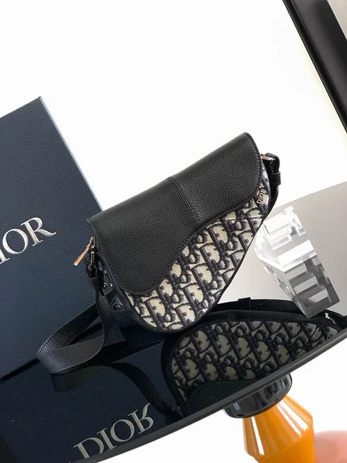 11 Dior Saddle Women Bag Medium Luxury Oblique Canvas