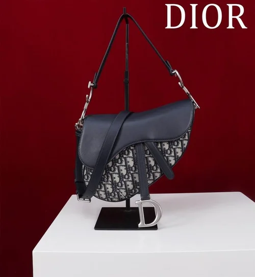 11 Dior Saddle Women Bag Medium Luxury Oblique Canvas