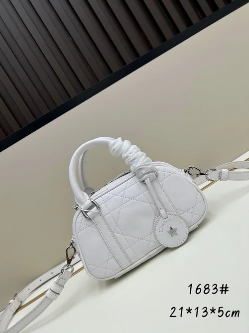 11 Dior Bowling Bag Medium Women Luxury Quilted Cannage