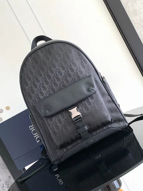 11 Dior Backpack Large Women Men Luxury Oblique Canvas