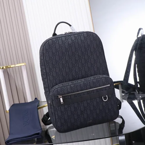 11 Dior Backpack Large Women Men Luxury Oblique Canvas