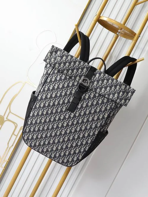 11 Dior Backpack Large Women Men Luxury Oblique Canvas