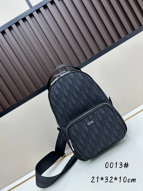 11 Dior Backpack Large Women Men Luxury Oblique Canvas