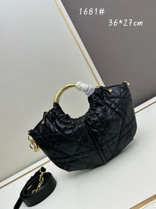 11 Dior Dumpling Bag Small Women Luxury Quilted Designer