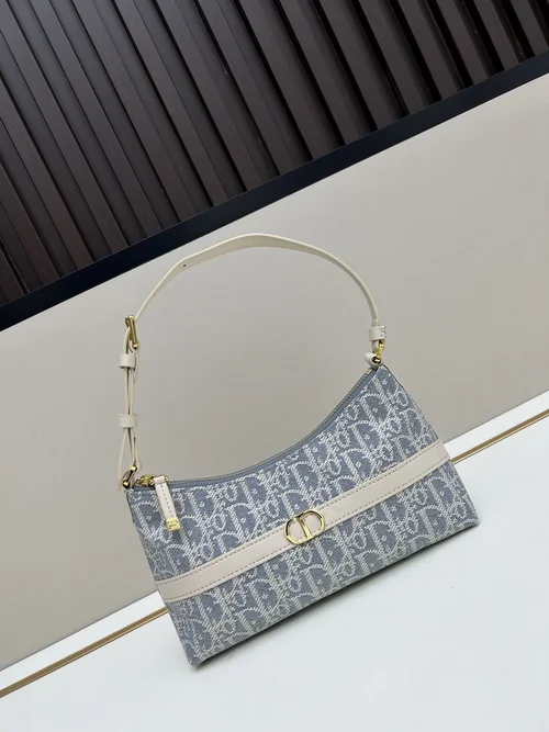 11 Dior Underarm Bag Small Women Luxury Oblique Canvas