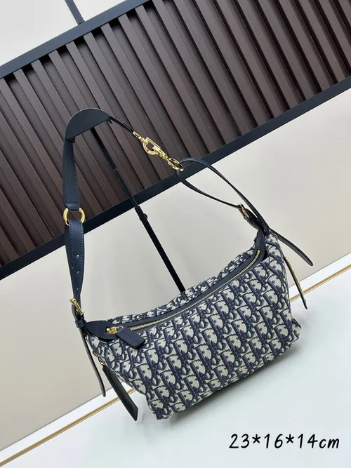 11 Dior Underarm Bag Small Women Luxury Oblique Canvas